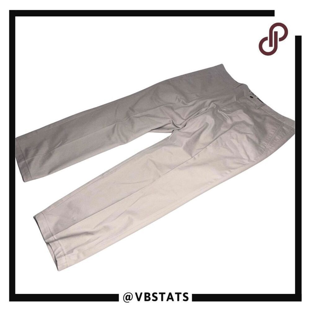 Perk Men's Slim‎ Fit Stretch Chino Pants Beige Size 38x30